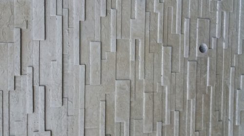 Béton finition matricé